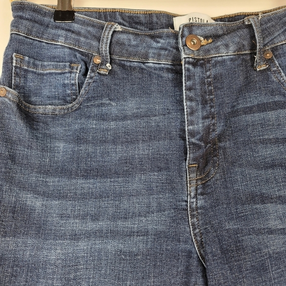 Pistola high waist dark wash skinny jeans size 31 - Picture 4 of 10